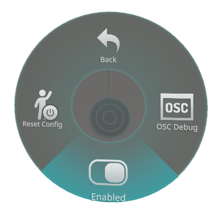 VRChat OSC Menu with OSC Enabled